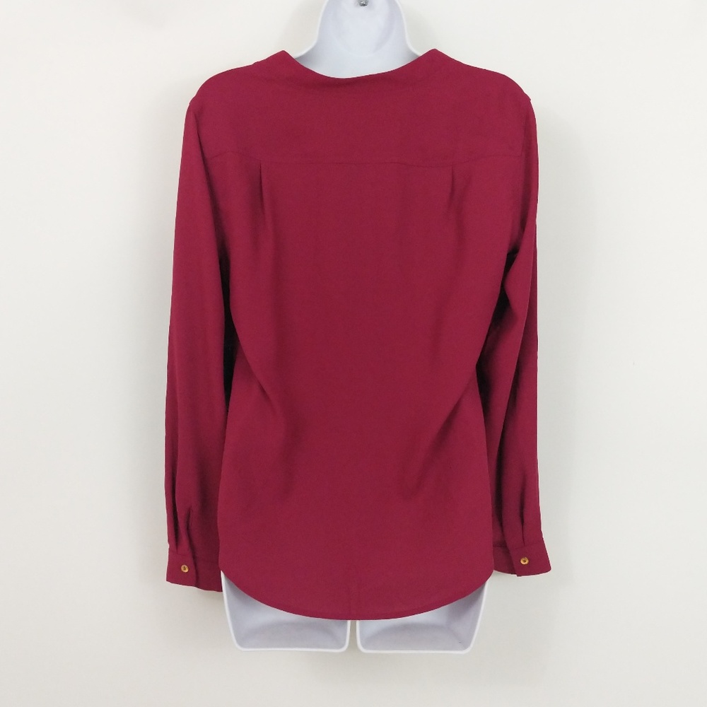 Nine West Women's Long-Sleeve Crepe Top - Picture 3 of 5
